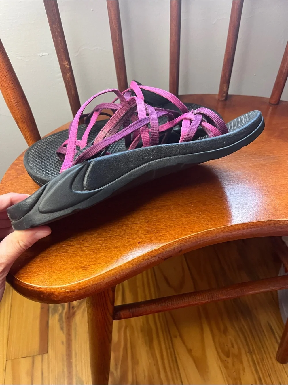 Chaco Women’s ZX/2 Classic Sandals Purple Strappy Sport Sandals Size 7 GUC - Picture 6 of 8